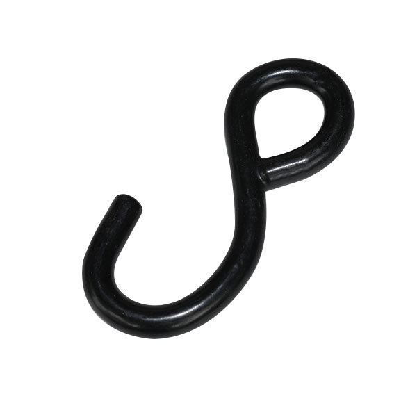 tow strap tie down PE safety bulk black s hooks